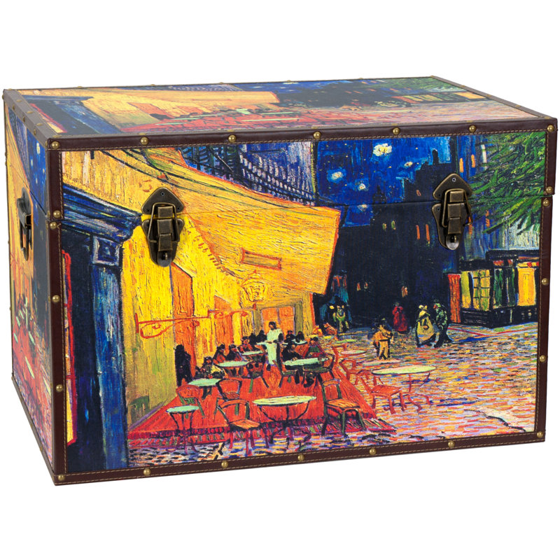 Oriental Furniture Van Gogh's Cafe Terrace Trunk & Reviews Wayfair